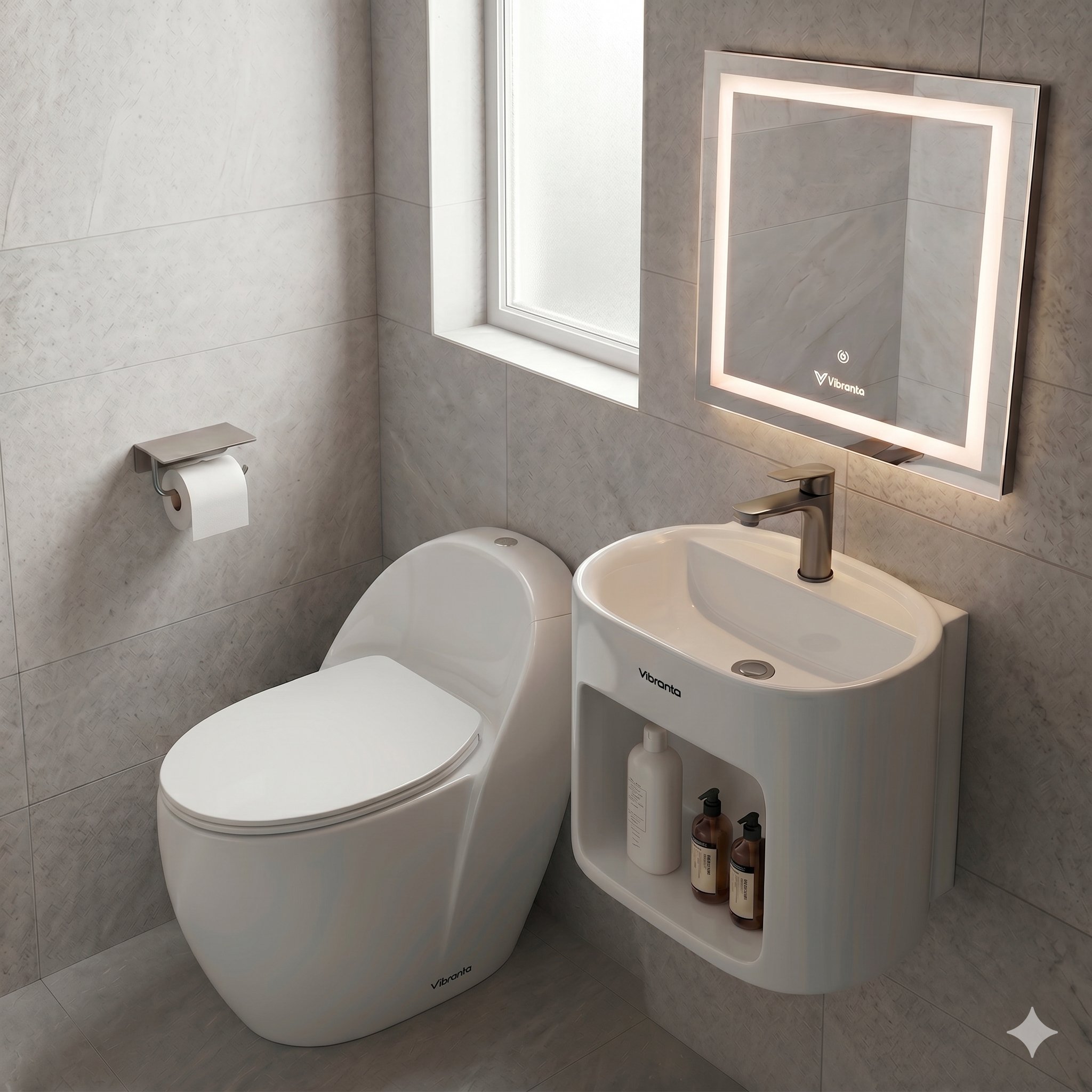 Conjunto Banheiro Vibranta - Smart Space Jenova