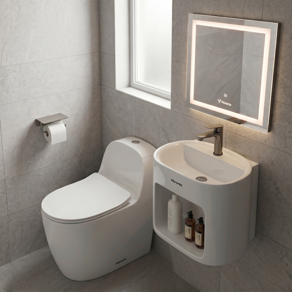 Conjunto Banheiro Vibranta - Smart Space Jenova Pro